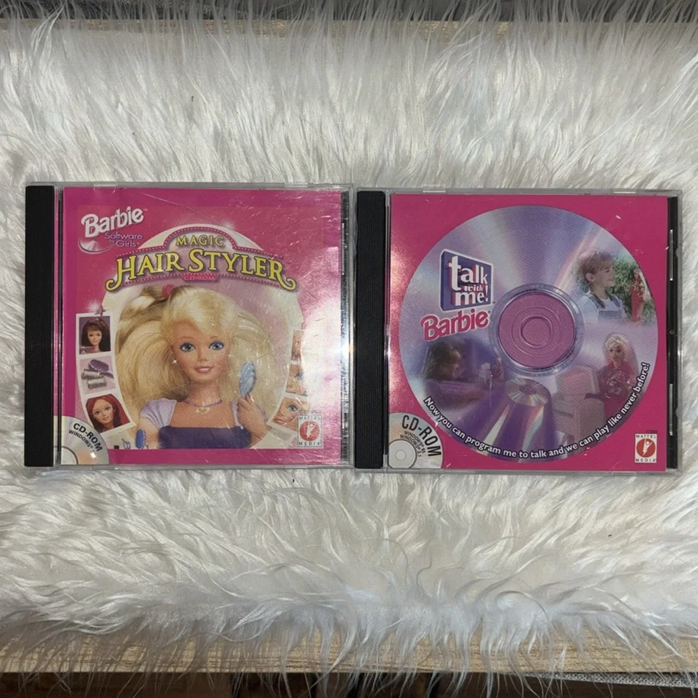 2 Barbie CD-ROM Games 🎀💻